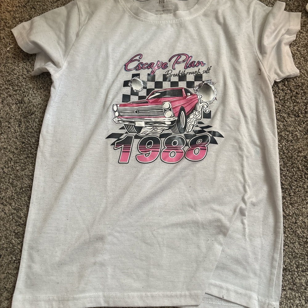 Escape Plan Graphic T-Shirt - White